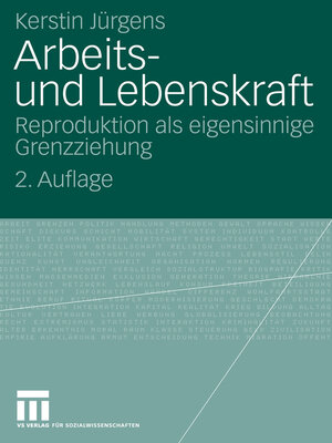 cover image of Arbeits- und Lebenskraft
